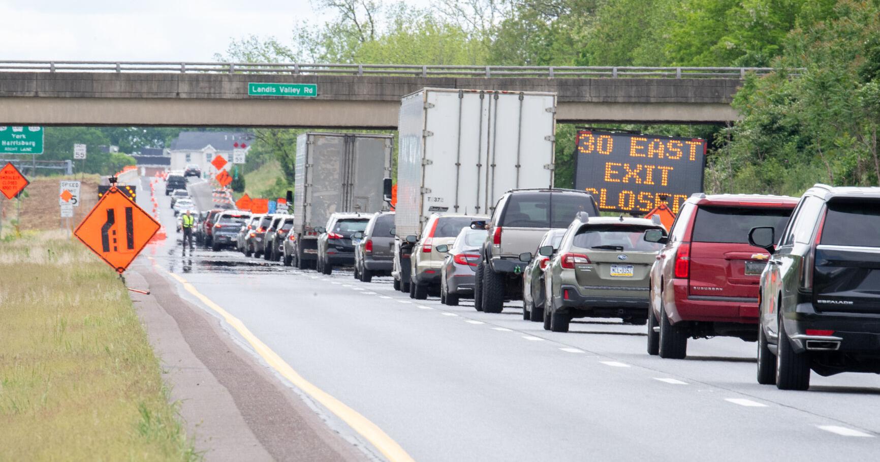 Closed Route 30/222 interchange lane to reopen next week - Vimarsana News