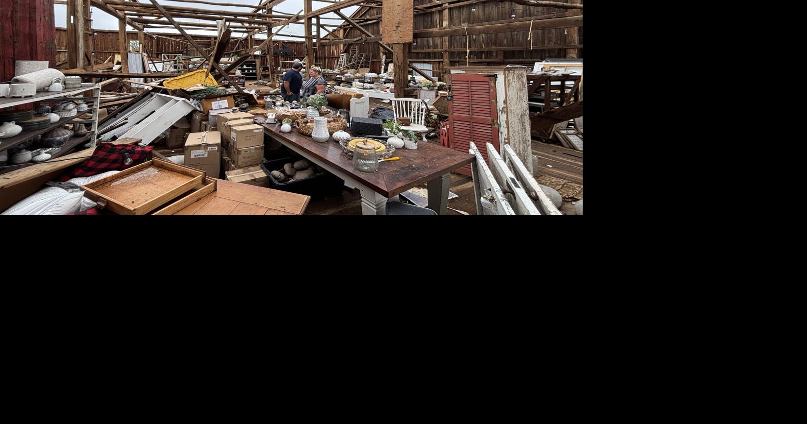Storm rips roofs from 2 Salisbury Township barns and schoolhouse Tuesday night