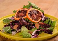 Winter salad ideas with chicory greens and citrus fruit