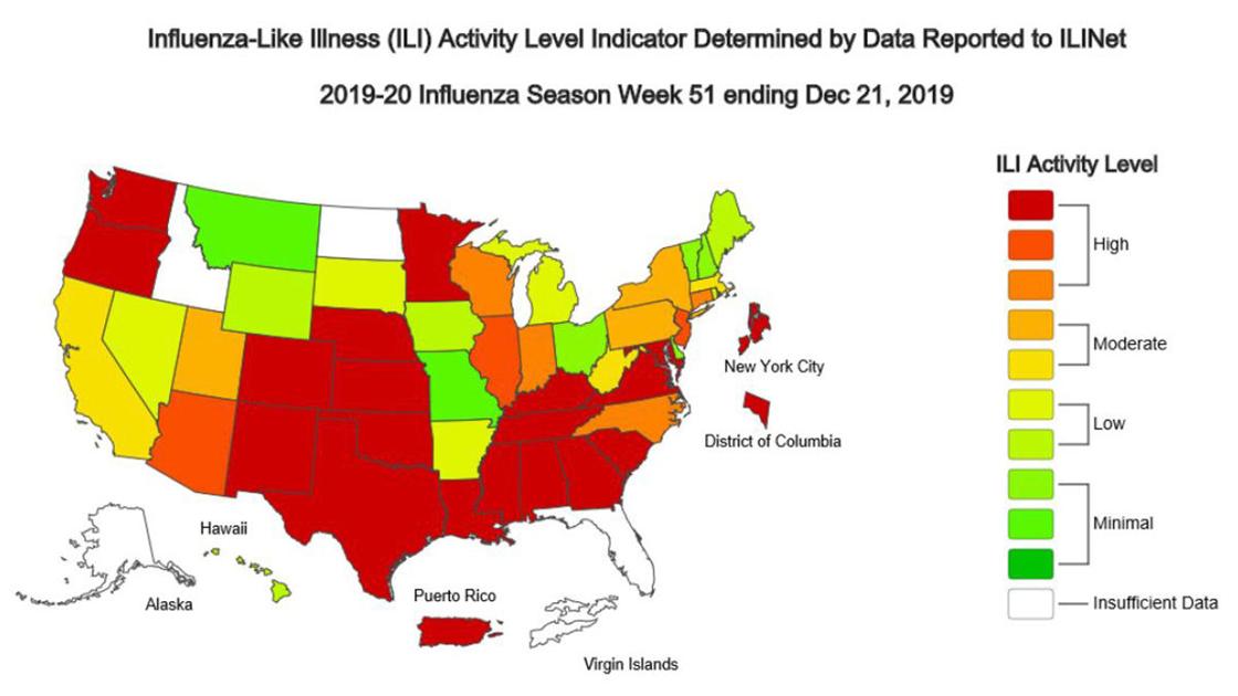 Flu passes 17K cases in Pennsylvania, with 9 deaths; strep, stomach bugs & viral colds also