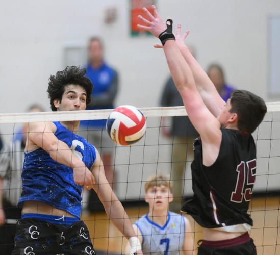 Cedar Crest vs. Manheim Central - L-L League boys volleyball championship