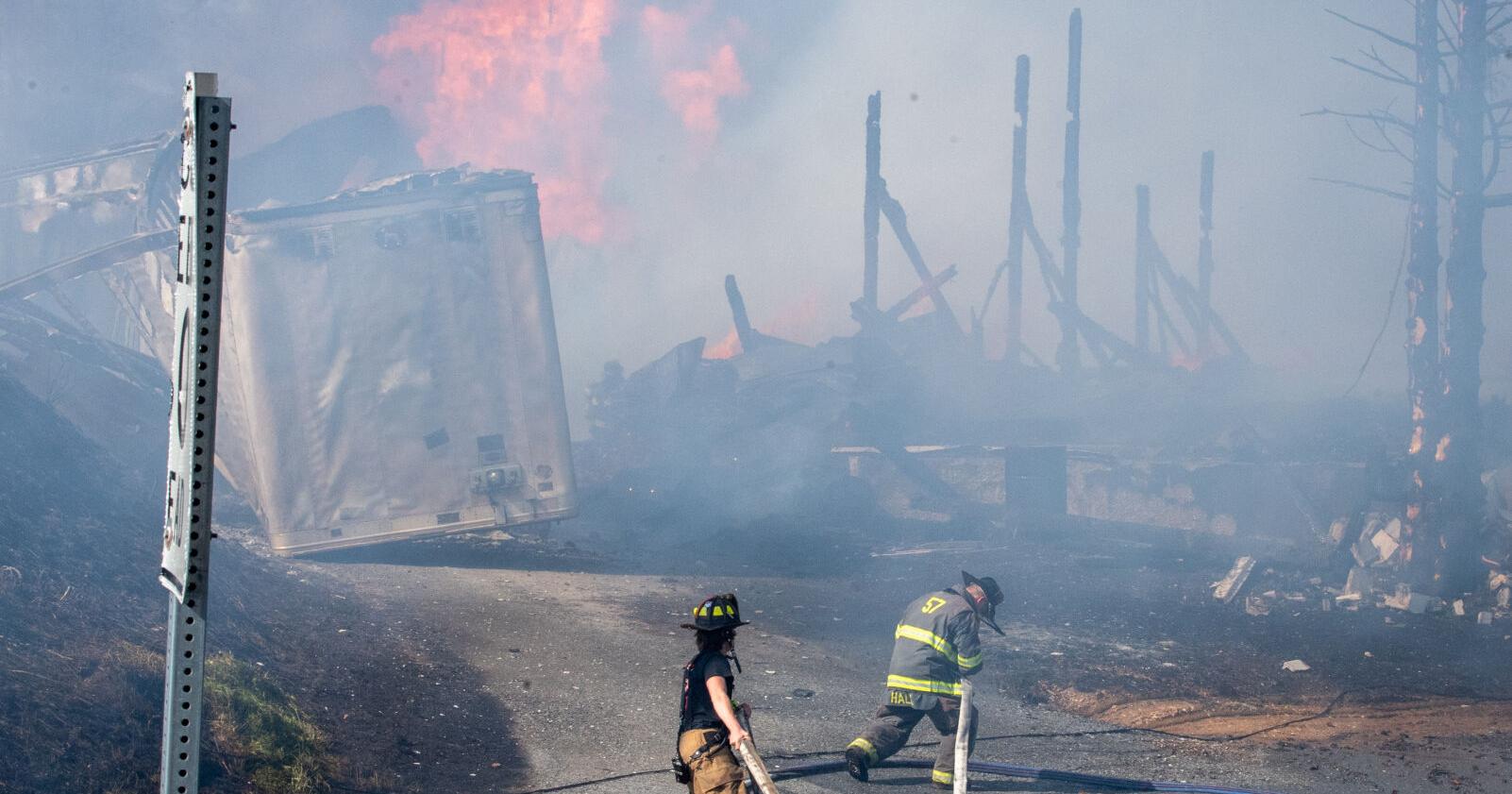 Out-of-control burn barrel caused Tuesday fire at Freys Pallets: fire marshal - Vimarsana News