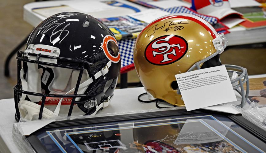 Sold at Auction: SAN FRANCISCO 49ERS NFL HELMET AND BEAR