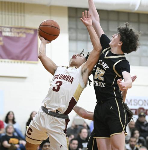 Columbia vs. Delone Catholic - District 3 Class 3A boys basketball ...