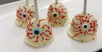 Eyeball cake pops