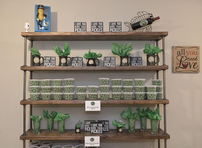 The real dill Lancaster Pickle Company offers six varieties of pickles