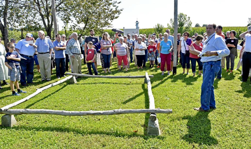Hershey family marks 300 years in America, pays respects at graves of last surviving Conestoga