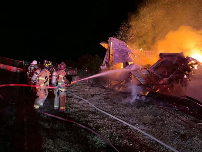 Barn Drive Way Fire engulfs barn in East Drumore Township Saturday | Local News ...
