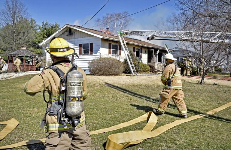 Crews battle blaze at home in West Earl Township | Local News ...