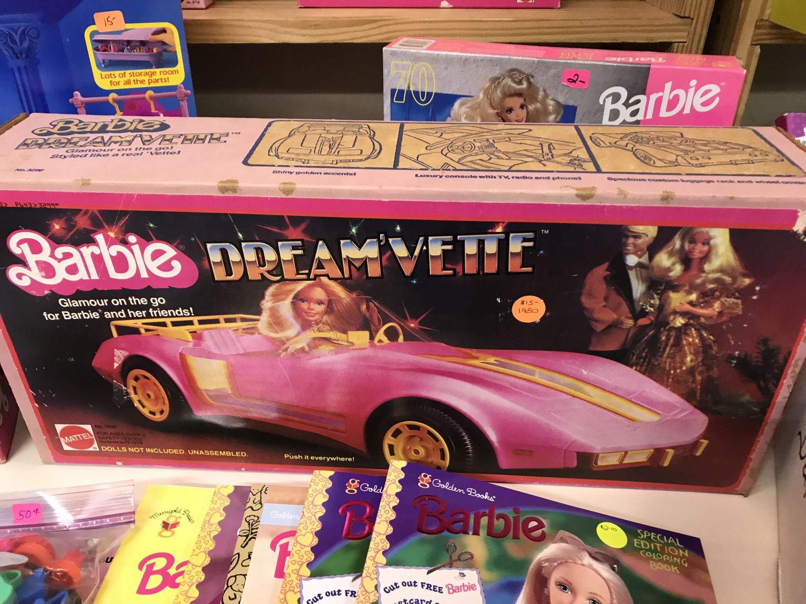 barbie car garage