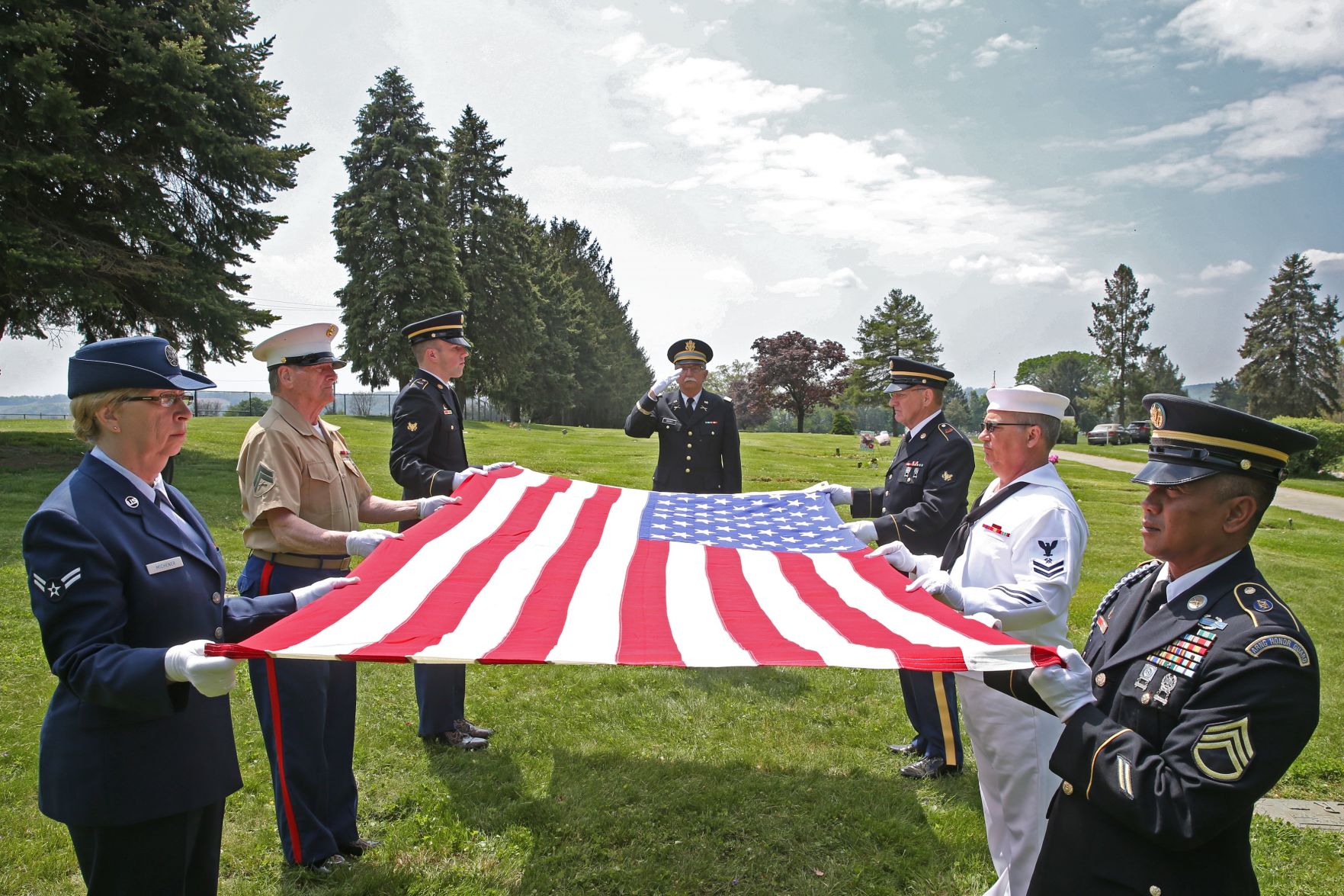 honor guard flag folding