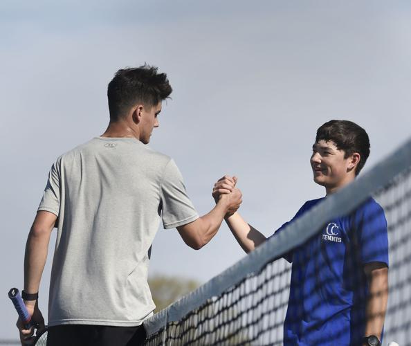 Lancaster Country Day vs. Cedar Crest LL League boys team tennis