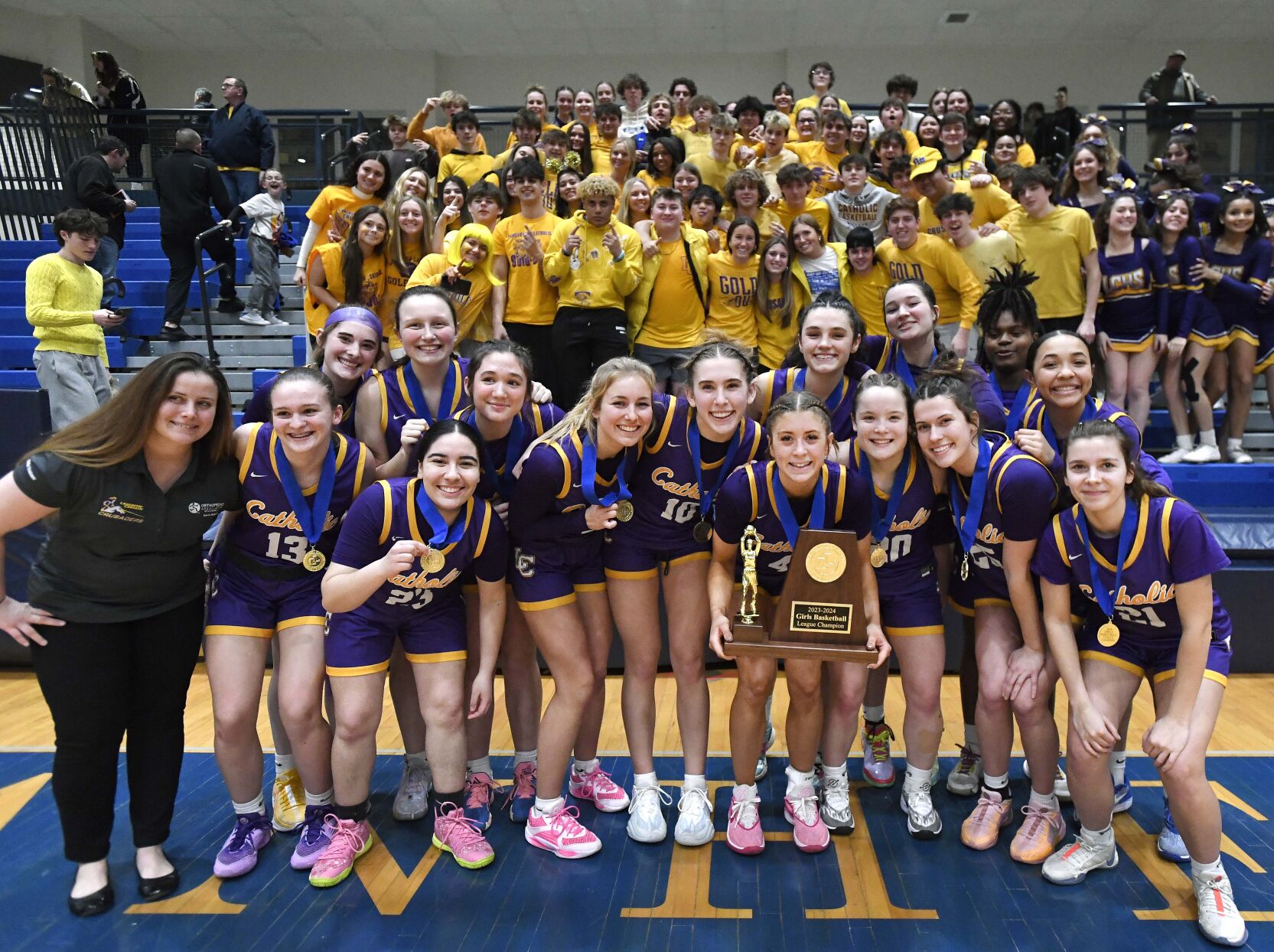 Lancaster Catholic takes half court route to L L League girls