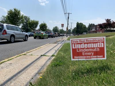 Lindemuth, Emery campaign sign