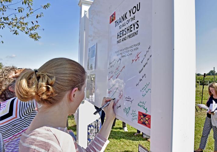Hershey family marks 300 years in America, pays respects at graves of