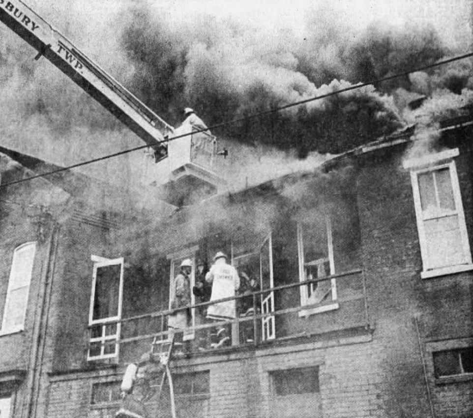 Fire gutted Columbia grocery in 1973; Hollywood's Clara Bow visited in 1923  [Lancaster That Was] | History | lancasteronline.com