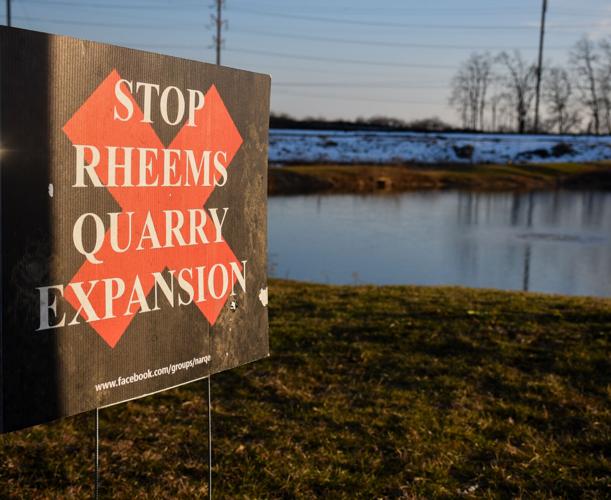 DEP Rheems Quarry expansion hearing [photos]
