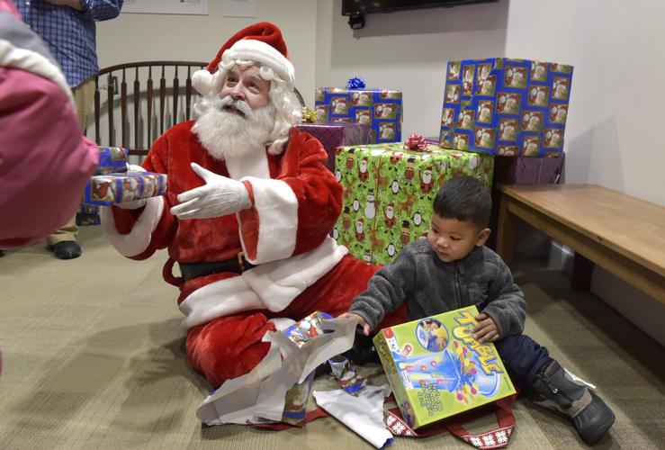dinner and holiday gifts greet recent refugees in Lancaster