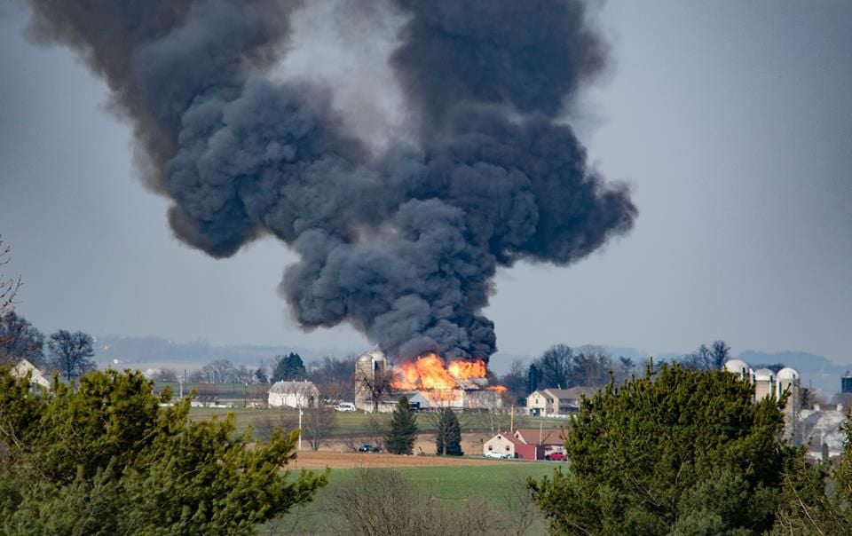 Former Dairy Barn Destroyed By Second Alarm Fire At Paradise