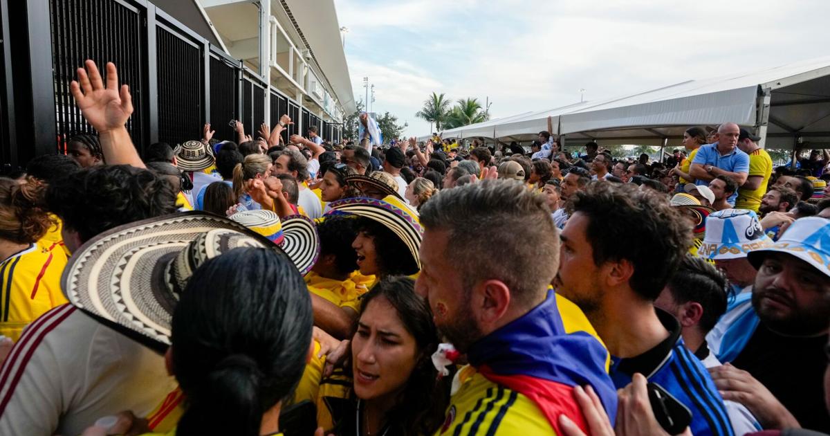 Colombia fans return to Hard Rock Stadium nearly 2 years after chaotic scene at Copa America final Colombia's soccer team is set to play Portugal on Saturday in a World Cup match at Miami's Hard Rock Stadium By ALANIS THAMES and ZACH PASCUZZI - Associated Press Jun 26, 2026