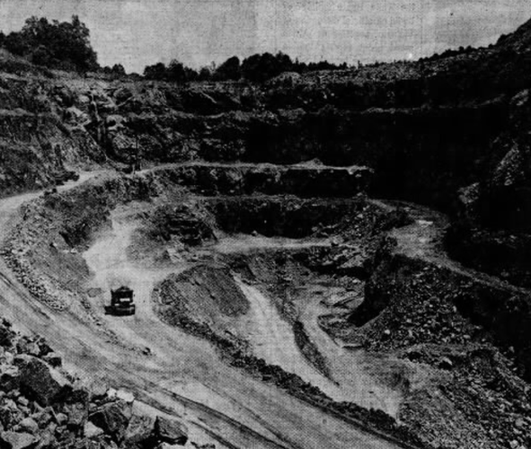 Cornwall Iron Ore Mine, 1973