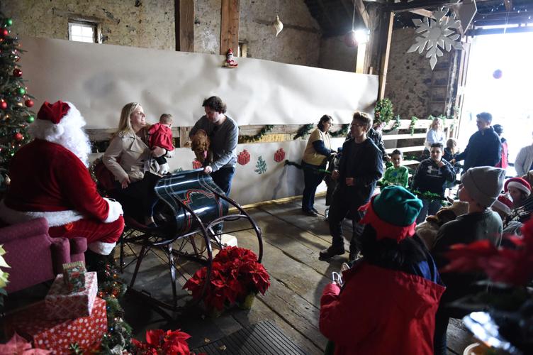 Meeting Santa — and baby goats — at Amish Farm
