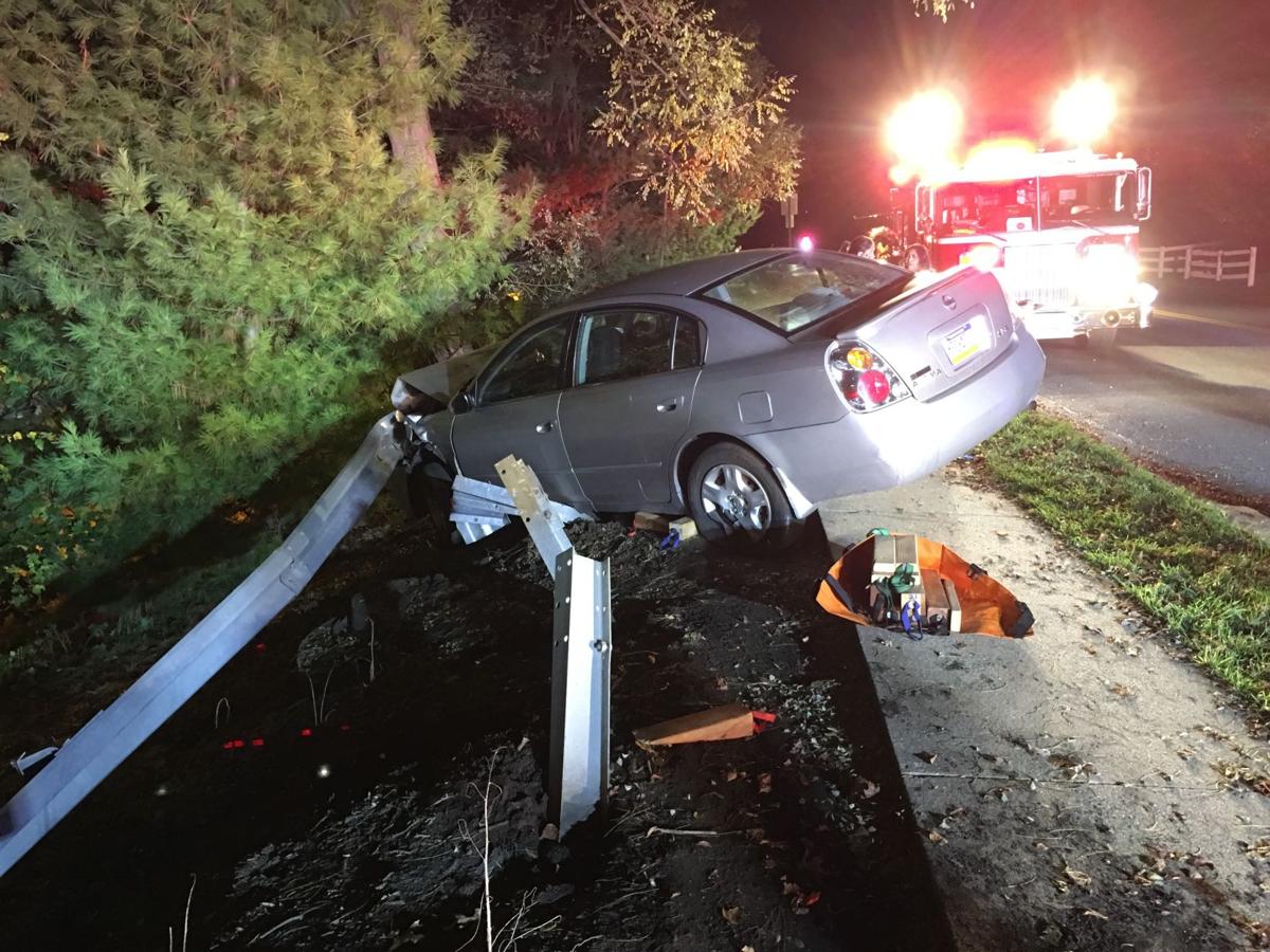 Guardrail prevents car from going down 50foot embankment in Lancaster Township crash Local