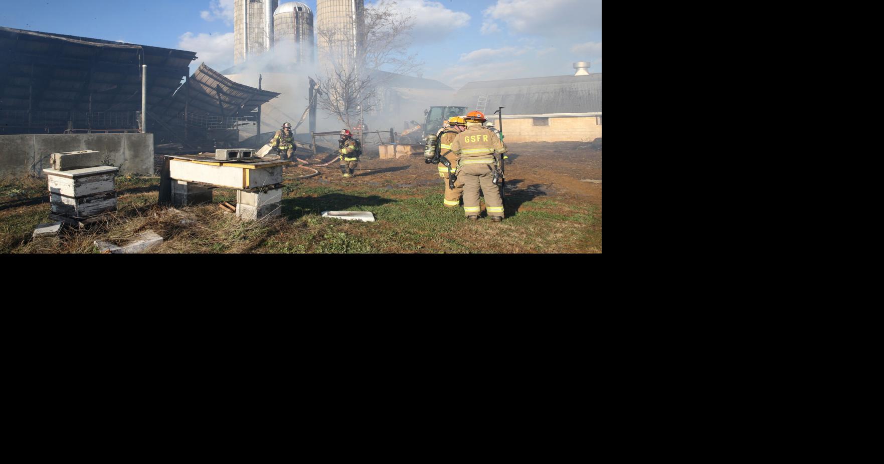 Fire crews battle 2-alarm barn fire in Upper Leacock Township Sunday ...
