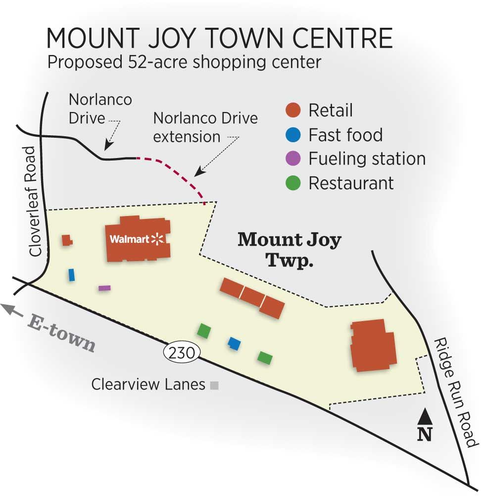 Mount Joy Twp. rejects rezoning for mall anchored by WalMart Local