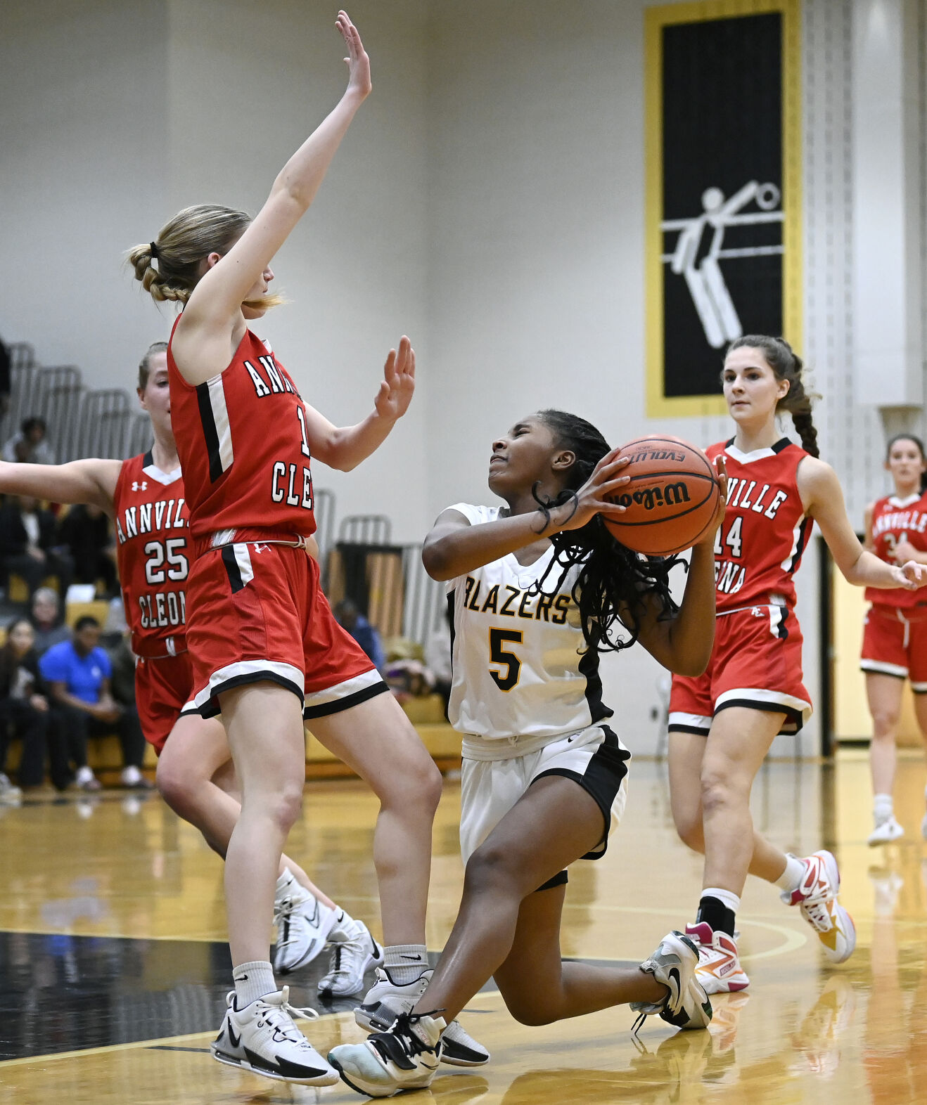 Annville-Cleona Vs. Lancaster Mennonite - L-L League Girls Basketball ...