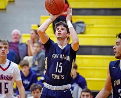 Tourney Mvp Ethan Hine Nets 27 Points As Penn Manor Downs