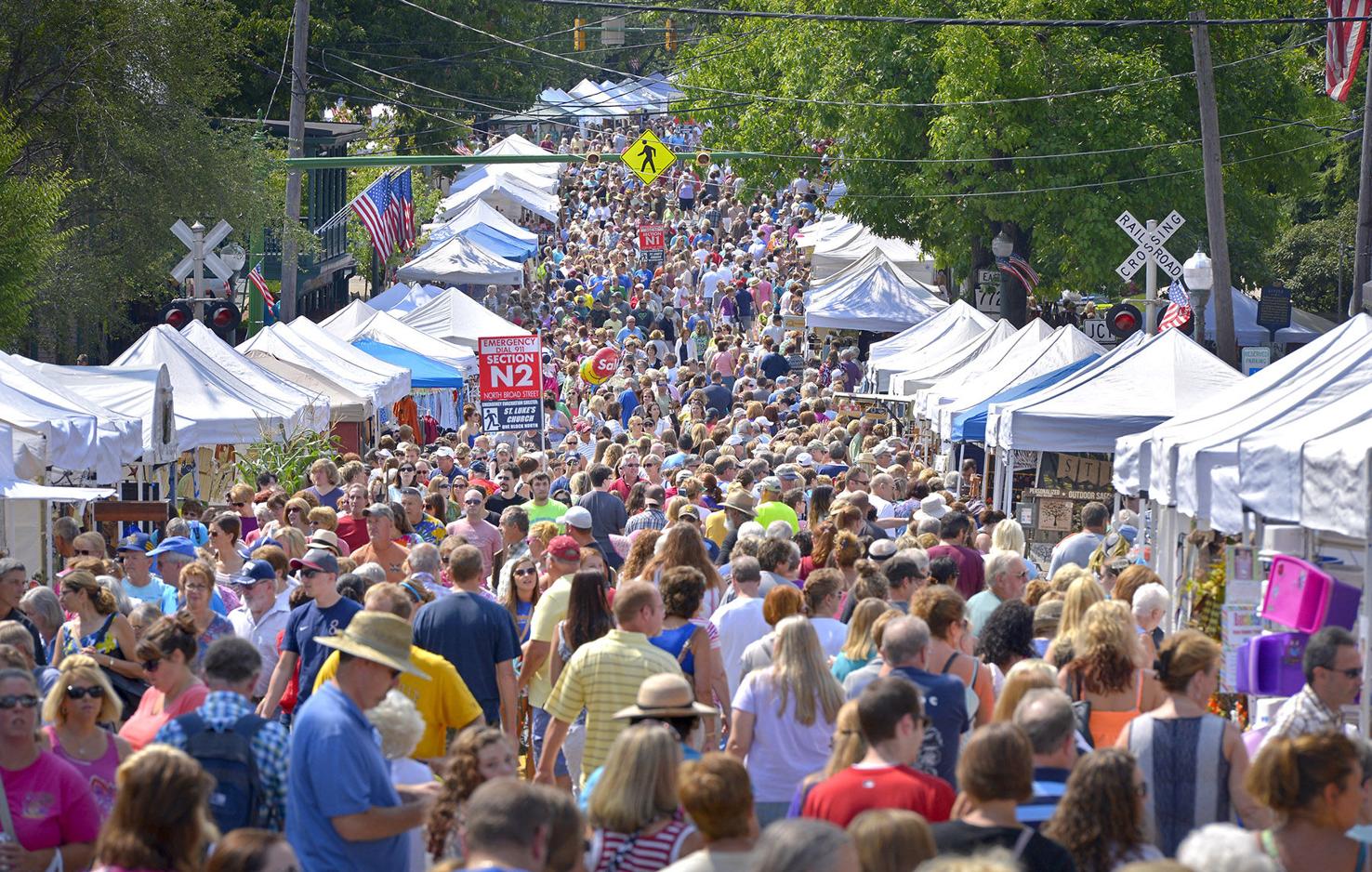 The Rotary Club of Lititz Craft Show takes over the streets of Lititz