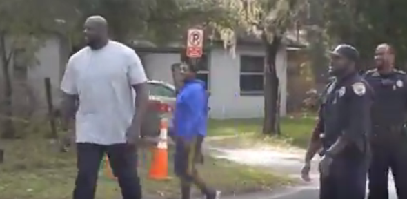Basketball Cop Brings Shaq To Surprise Kids At Rematch