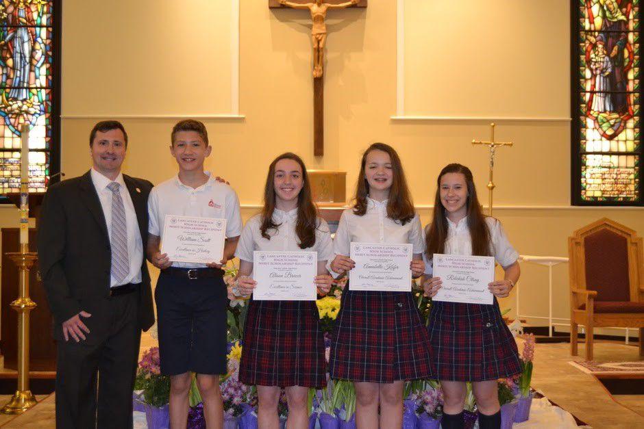 4 scholarships to Lancaster Catholic High School go to St. Anne