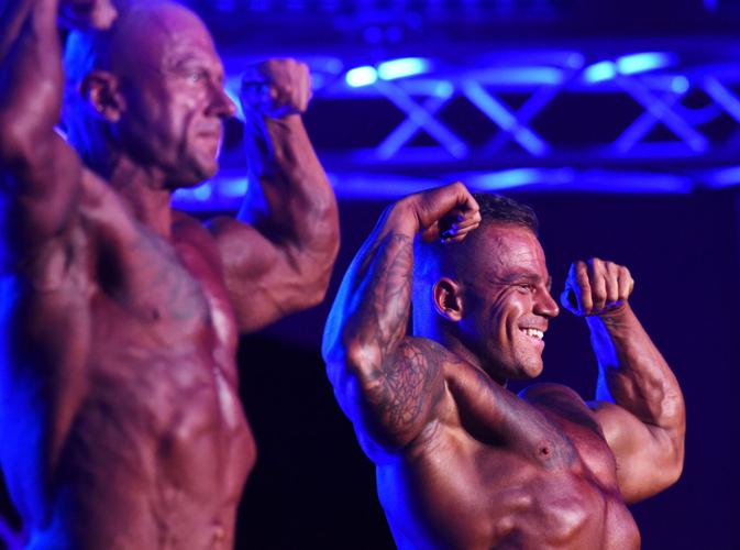 Bodybuilders take the stage at the NPC Pennsylvania Muscle competition