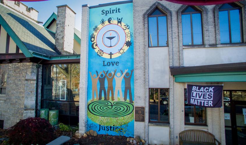 A pop of color Unitarian Universalist Church completes new mural
