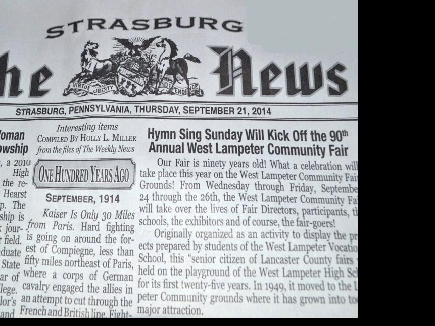 The Strasburg News publishes its last newspaper News
