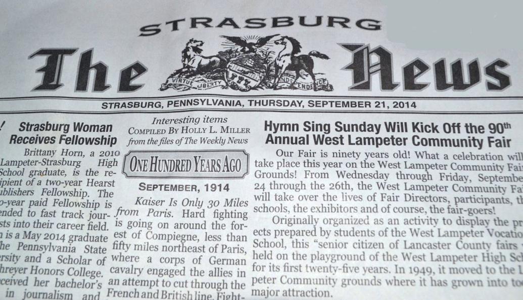 The Strasburg News publishes its last newspaper News