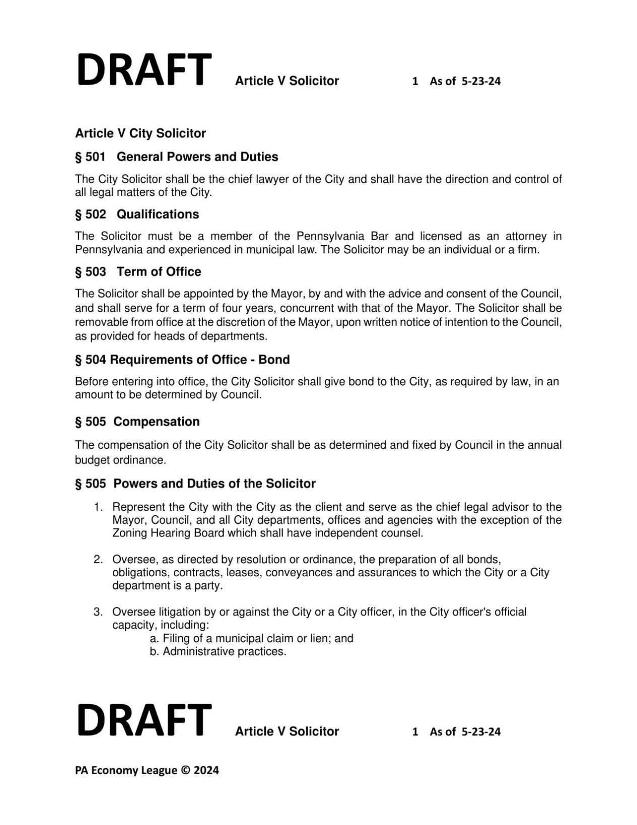 Rules Drafta Lancaster city to face major deficit next year without tax increases ...