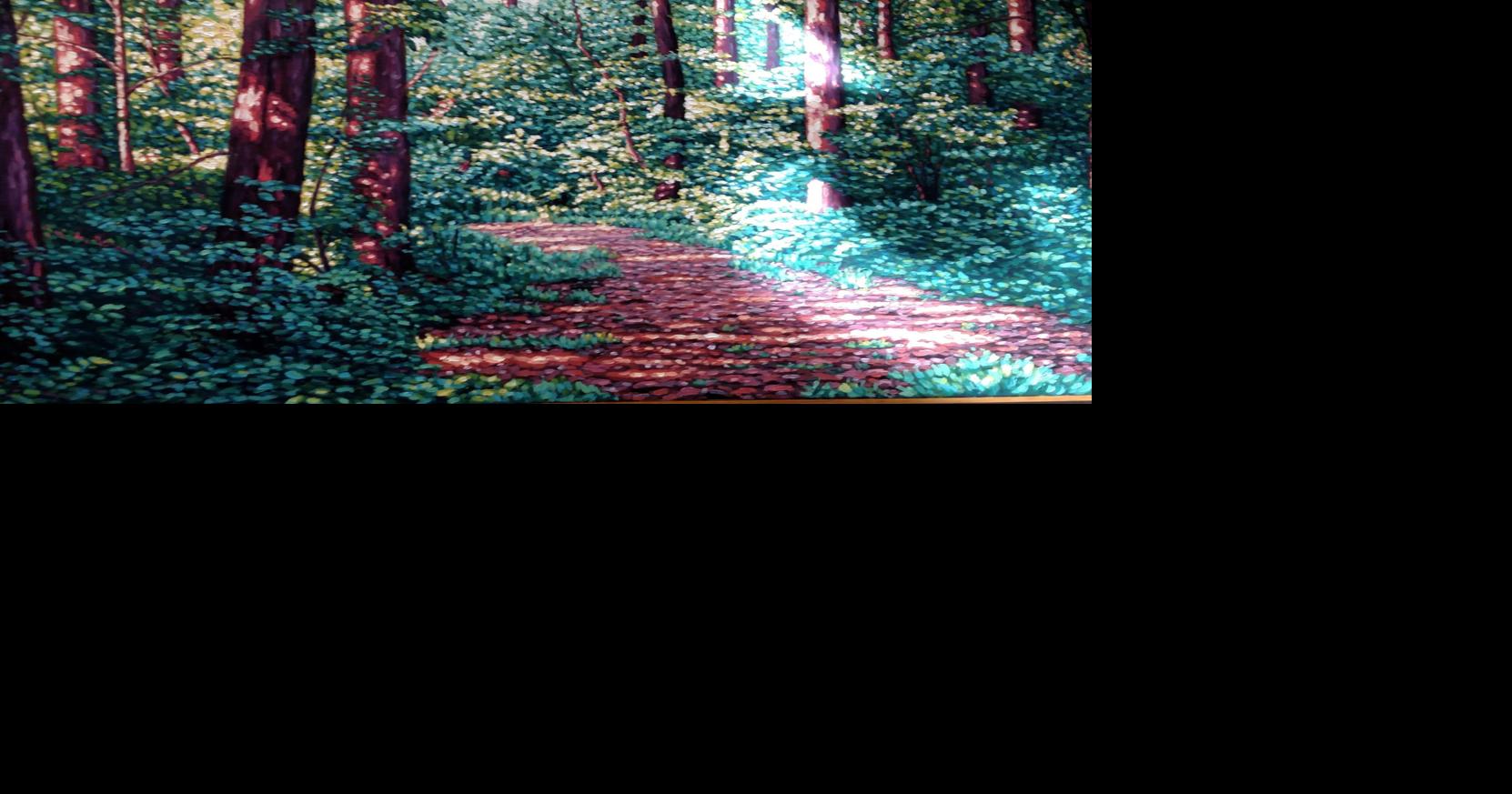 Art inspired by words currently on display at Lancaster County Art