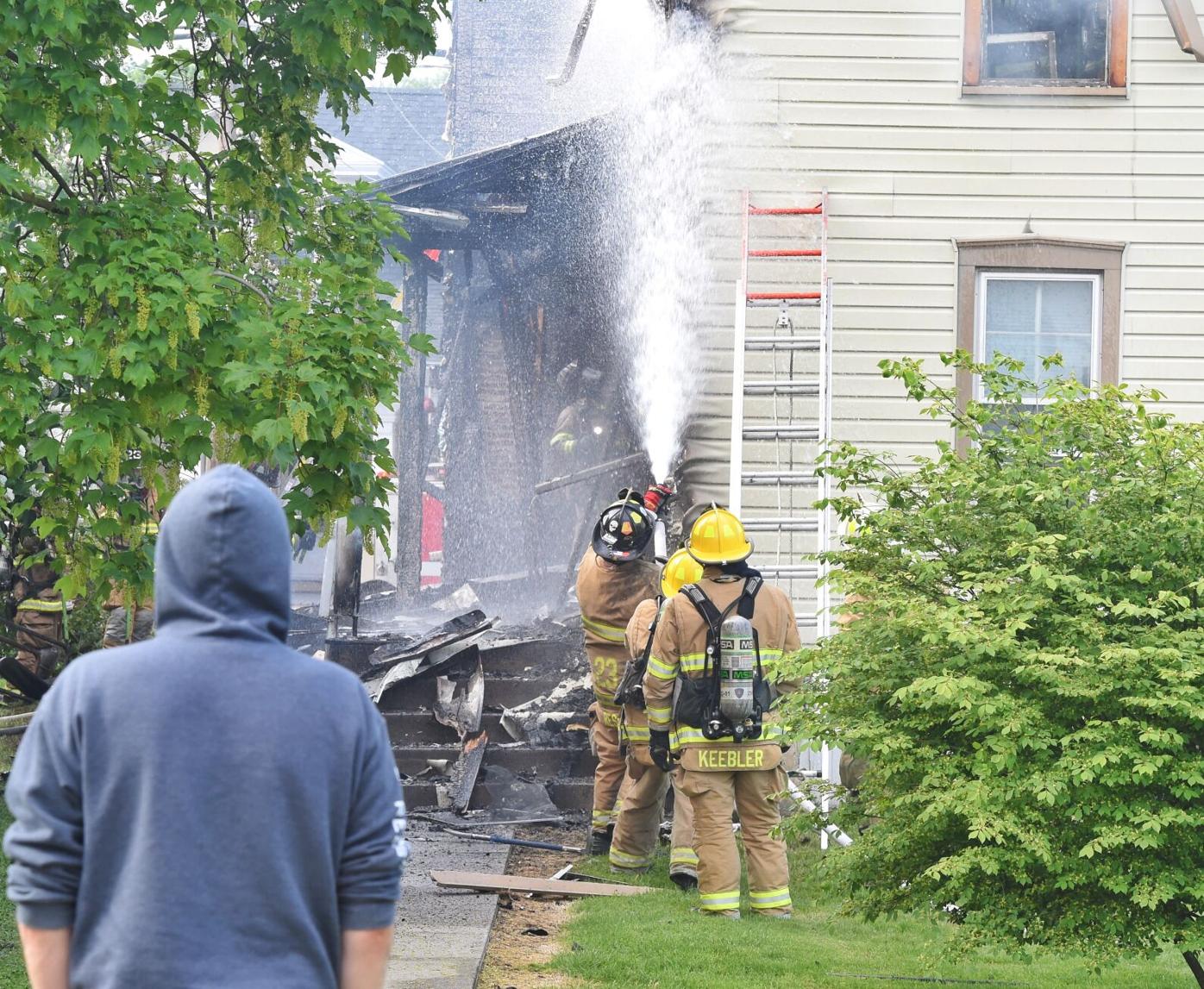 4 people displaced after house fire in East Petersburg on Thursday