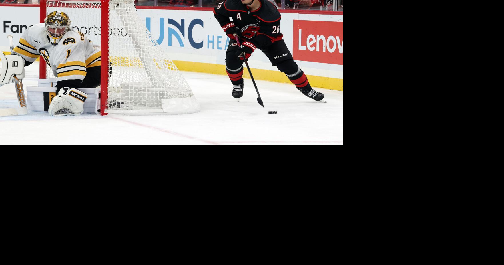 Aho's late goal helps Kochetkov improve to 8-0-0 as Hurricanes beat Bruins 2-1 By BOB SUTTON - Associated Press Oct 27, 2026