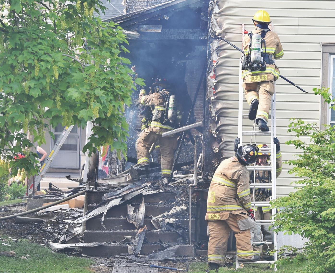 4 people displaced after house fire in East Petersburg on Thursday