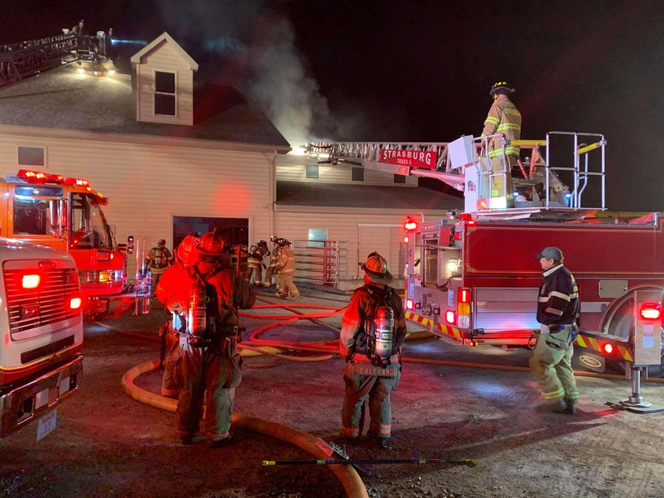 Crews fight earlymorning fire at Strasburg butcher shop [update
