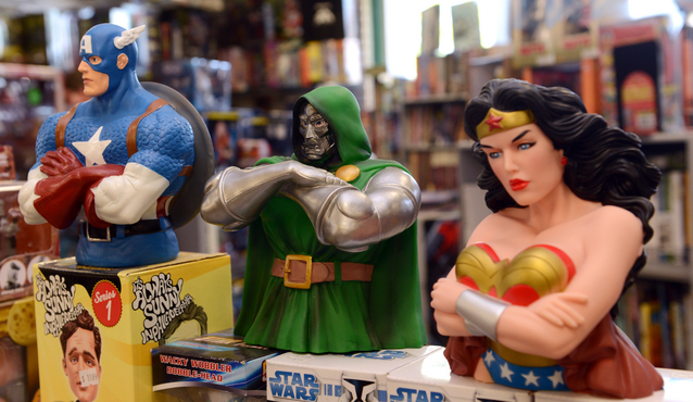 Fans head to Lancaster's The Comic Store to pick up freebies, help a