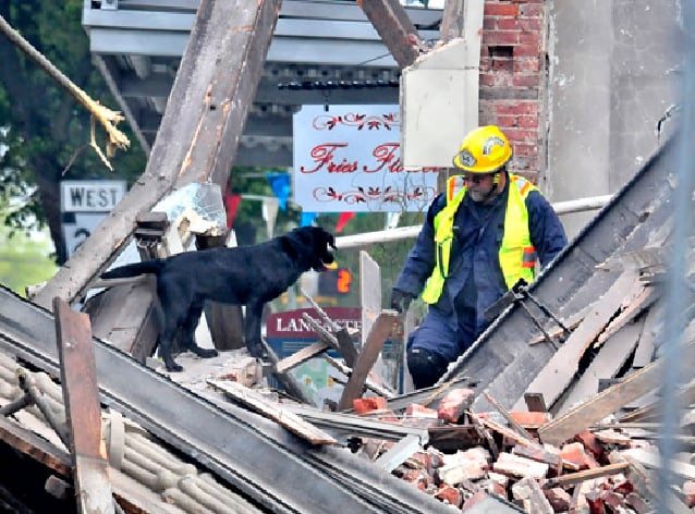 Former Empire TV building falls