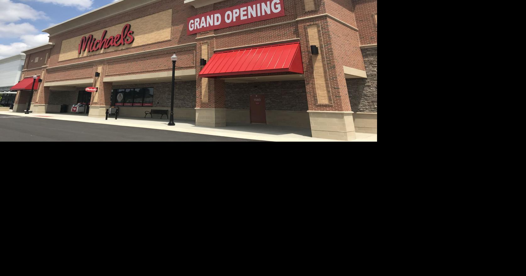 Michaels opens in the Shoppes at Belmont; arts and crafts retailer