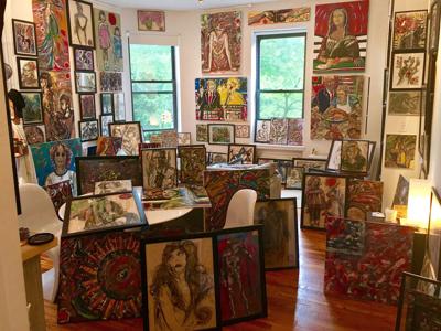 Prolific Painter Rhe De Ville Is Showing At Mulberry Art Studios