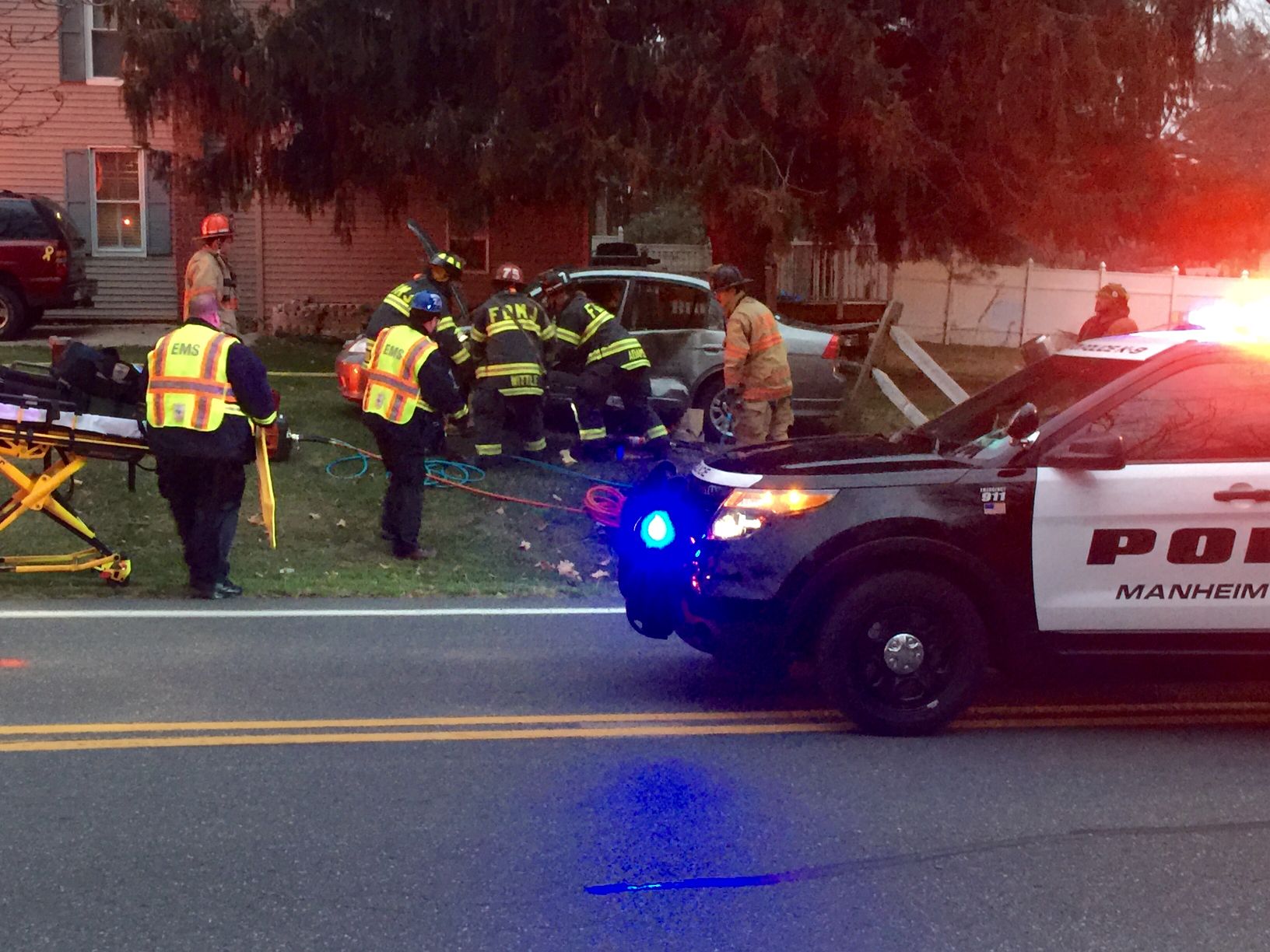 Three Injured In Rapho Twp. Crash | Local News | Lancasteronline.com