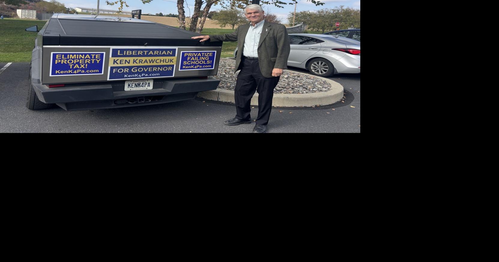 Lancaster County a key target for Libertarian gubernatorial candidate Ken Krawchuk Oct 29, 2026